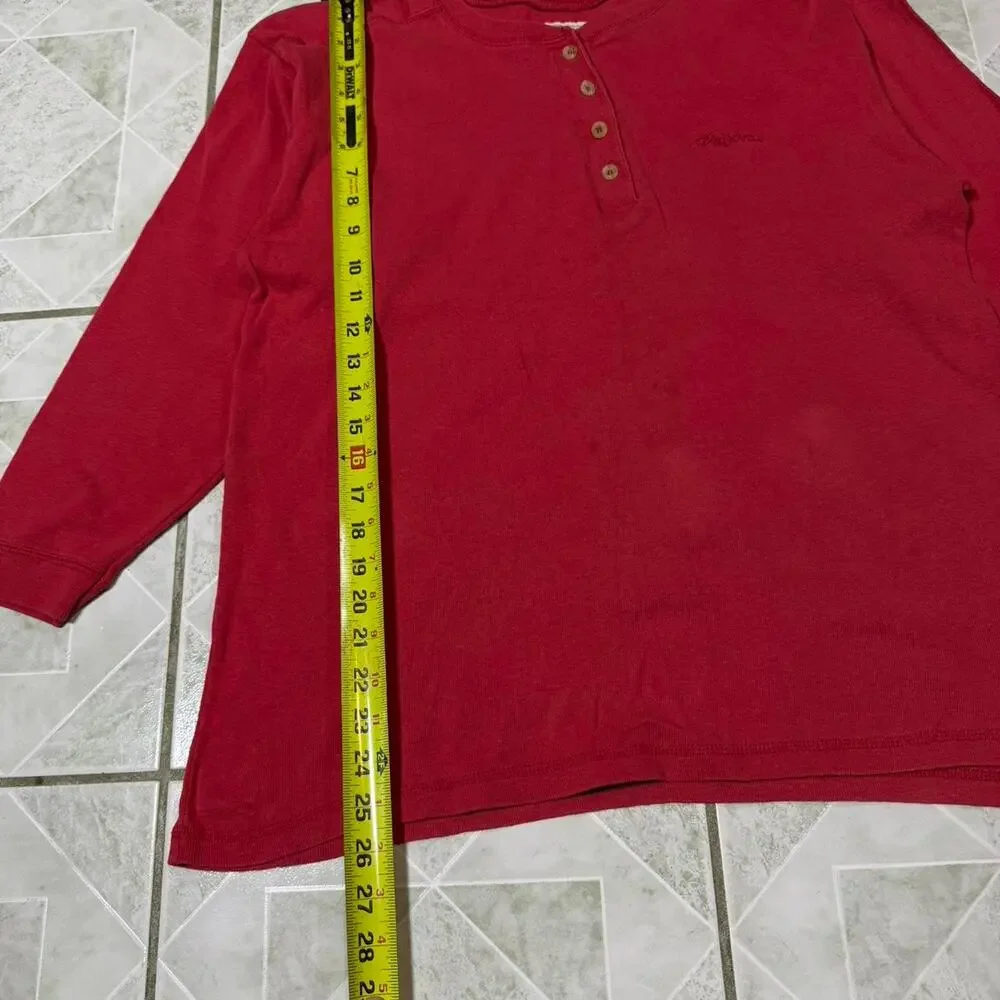 Arizona red‎ long sleeve button